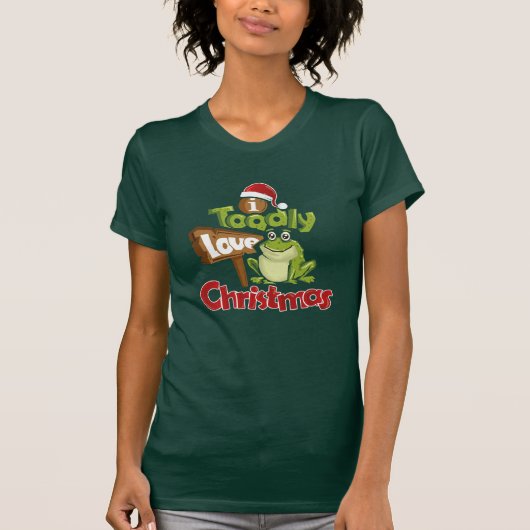 Toadly Love Christmas Funny Secret Santa Gift T-shirt (Voorkant)