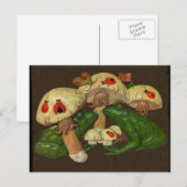 Toads en Briefkaart voor toiletbenodigdheden (Voorkant / Achterkant)