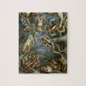  Toads en kikkers Batrachia door Ernst Haeckel Legpuzzel (Verticaal)