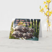 Toads op verjaardagsniveau aanpassen kaart (Gele Bloem)