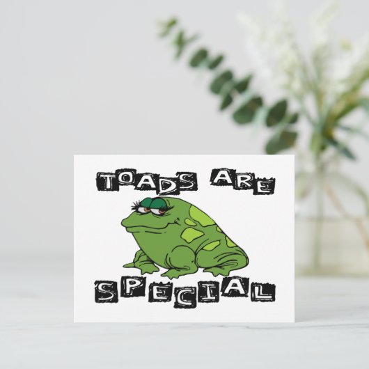 Toads zijn speciaal briefkaart (Staand voorkant)