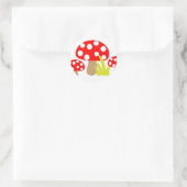 toadstool-220227 toadstool-kunstschatje ronde sticker (Tas)