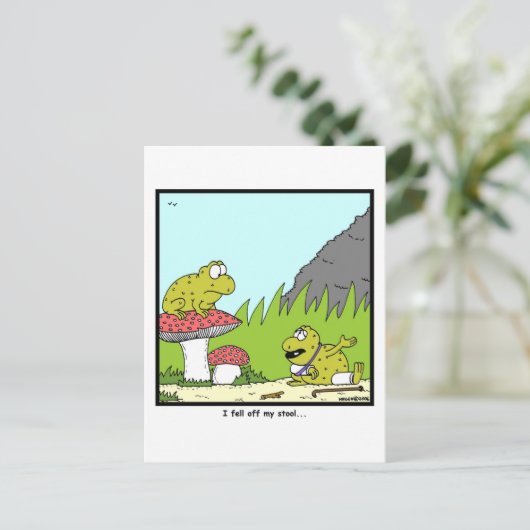 Toadstool Briefkaart (Staand voorkant)