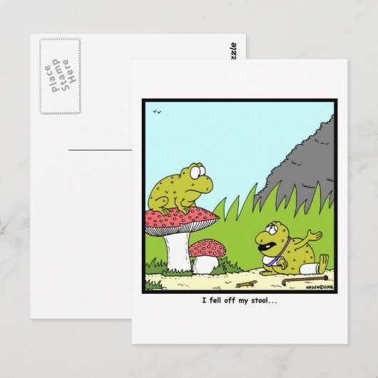 Toadstool Briefkaart (Voorkant / Achterkant)