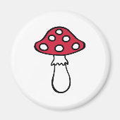 Toadstool fly agaric magneet (Voorkant)