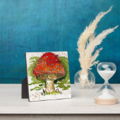 Toadstool met paling fotoplaat (Insitu)