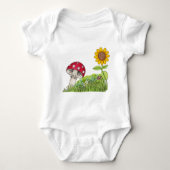 Toadstool met producten van zonnebloemen en laestr romper (Voorkant)