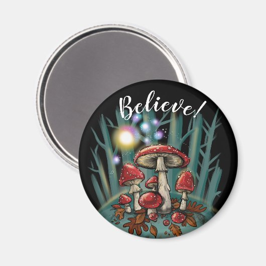 Toadstool paddestoelen~ magneten (Voorkant / Achterkant)