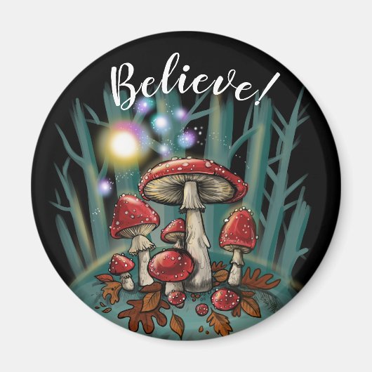 Toadstool paddestoelen~ magneten (Voorkant)