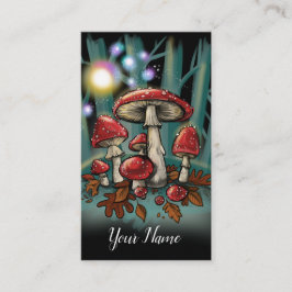 Toadstool paddestoelen~ visitekaartjes