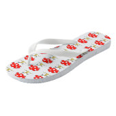 Toadstool Pattern Beach Holiday Teenslippers (Schuin)
