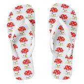 Toadstool Pattern Beach Holiday Teenslippers (Voetbed)