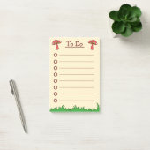 Toadstool voor paddenstoel om te doen post-it® notes (Kantoor)
