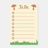 Toadstool voor paddenstoel om te doen post-it® notes (Voorkant)
