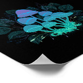 Toadstools in Bushes Poster (Hoek)