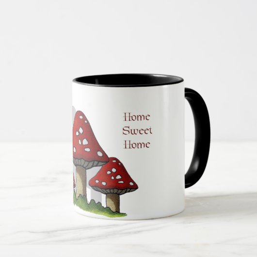 Toadstools: Kunst: Home Sweet Home Mok (Voorkant rechts)