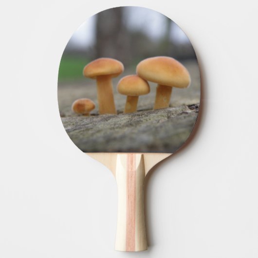 Toadstools Macro Ping Pong Paddle Tafeltennisbatje (Voorkant)