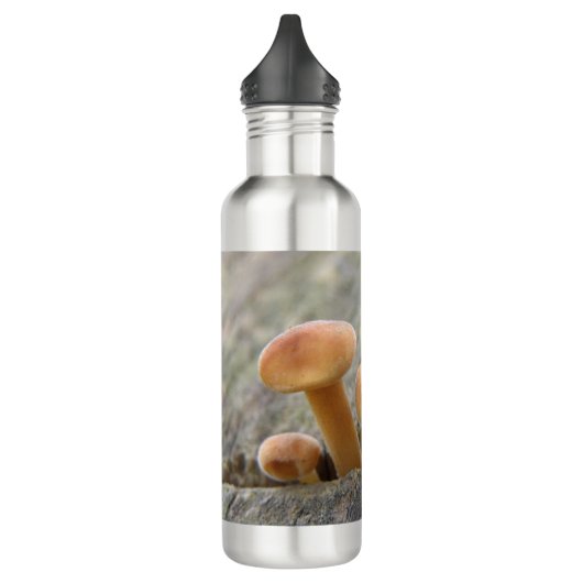 Toadstools op een Boom Trunk Water Fles (Links)
