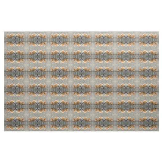 Toadstools op Tree Trunk Patterned Animal Stof (Yard (91,4 cm))
