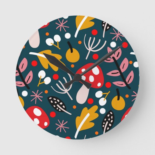 TOADSTOOLS RONDE KLOK (Voorkant)