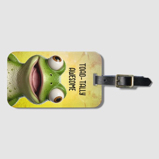 ToadTally Geweldige Bagagelabel (Voorkant (horizontaal))