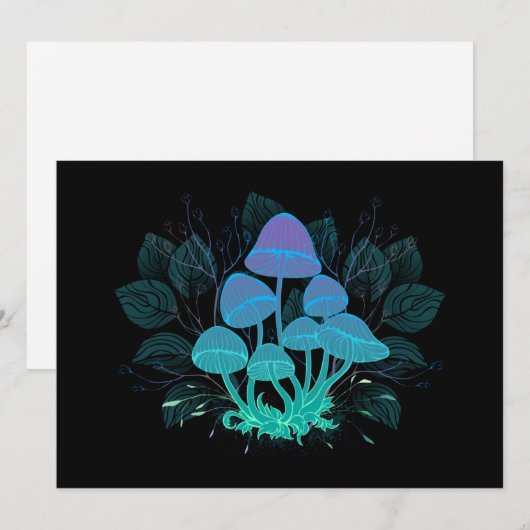 Toadvoorraad in Bushes Advieskaart (Voorkant / Achterkant)