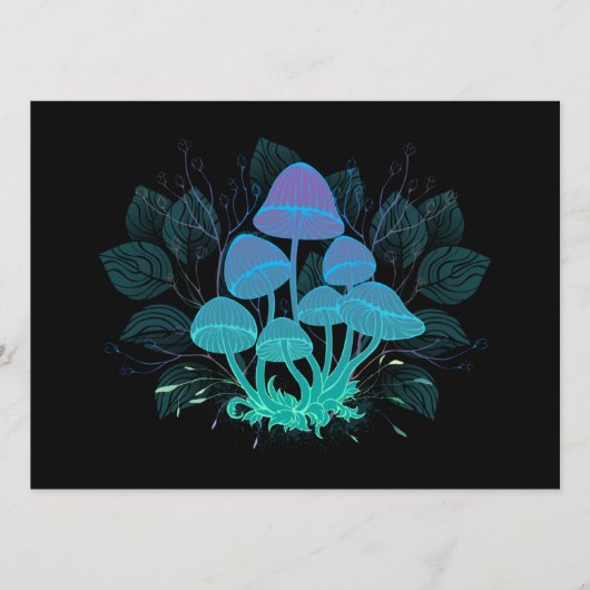 Toadvoorraad in Bushes Advieskaart (Voorkant)