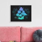 Toadvoorraad in Bushes Canvas Afdruk (Insitu (Woonkamer))