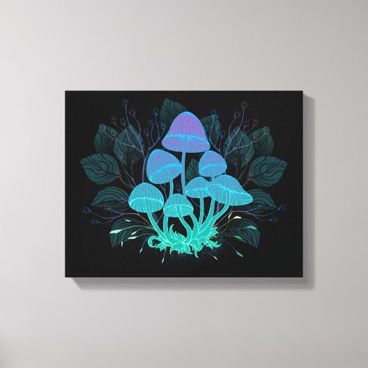 Toadvoorraad in Bushes Canvas Afdruk (Voorkant)