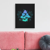 Toadvoorraad in Bushes Canvas Afdruk (Insitu (Woonkamer))