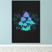 Toadvoorraad in Bushes Canvas Afdruk (Insitu (Houten vloer))