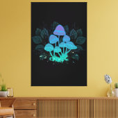 Toadvoorraad in Bushes Canvas Afdruk (Insitu (Woonkamer))