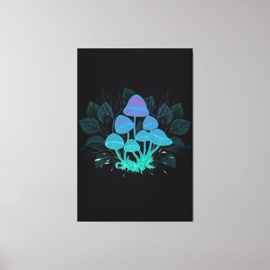 Toadvoorraad in Bushes Canvas Afdruk (Voorkant)