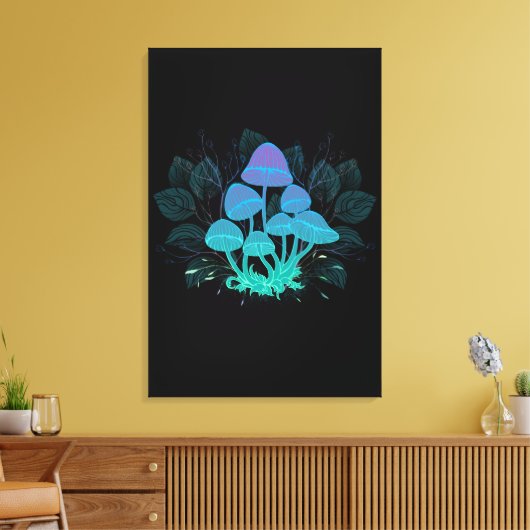 Toadvoorraad in Bushes Canvas Afdruk (Insitu (Woonkamer))