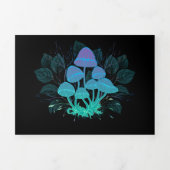 Toadvoorraad in Bushes Drieluik Wenskaart (Cover)