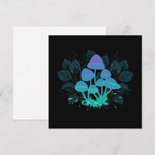 Toadvoorraad in Bushes Feestdagenkaart (Voorkant / Achterkant)