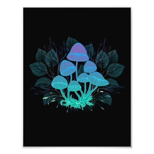 Toadvoorraad in Bushes Foto Afdruk (Voorkant)