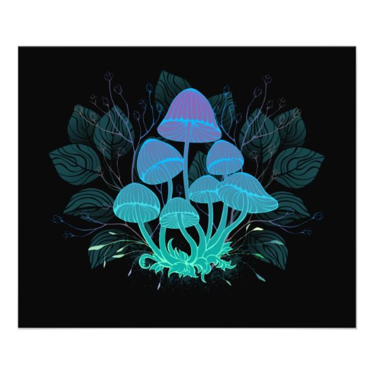 Toadvoorraad in Bushes Foto Afdruk (Voorkant)