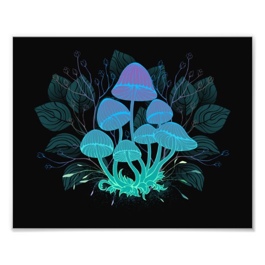 Toadvoorraad in Bushes Foto Afdruk (Voorkant)