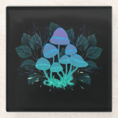 Toadvoorraad in Bushes Glazen Onderzetter (Voorkant)