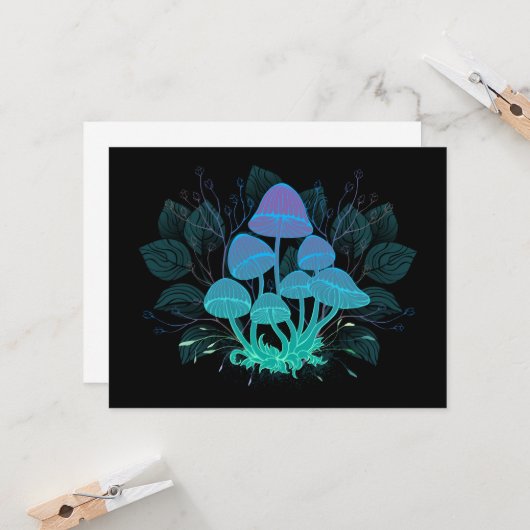 Toadvoorraad in Bushes Kaart (Voorkant / Achterkant in situ)