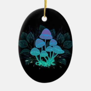 Toadvoorraad in Bushes Keramisch Ornament