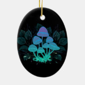 Toadvoorraad in Bushes Keramisch Ornament (Achterkant)