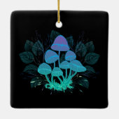 Toadvoorraad in Bushes Keramisch Ornament (Achterkant)