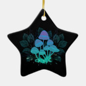 Toadvoorraad in Bushes Keramisch Ornament (Achterkant)