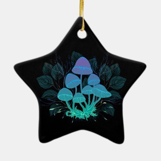 Toadvoorraad in Bushes Keramisch Ornament (Achterkant)