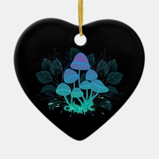 Toadvoorraad in Bushes Keramisch Ornament (Voorkant)