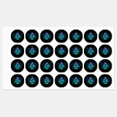 Toadvoorraad in Bushes Labels (Vel)