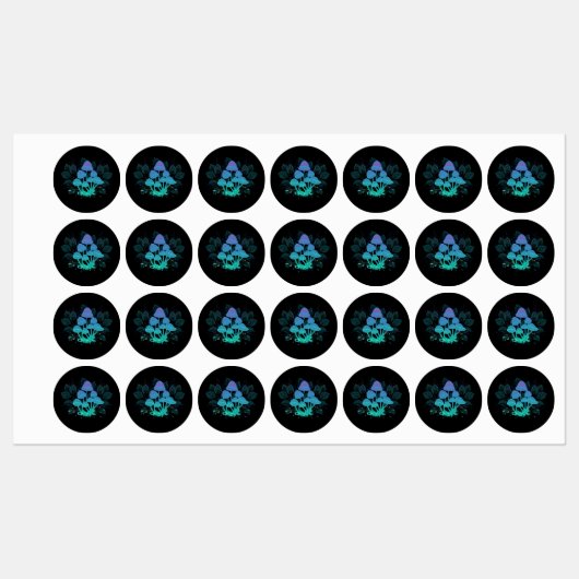 Toadvoorraad in Bushes Labels (Vel)