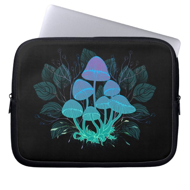 Toadvoorraad in Bushes Laptop Sleeve (Voorkant)